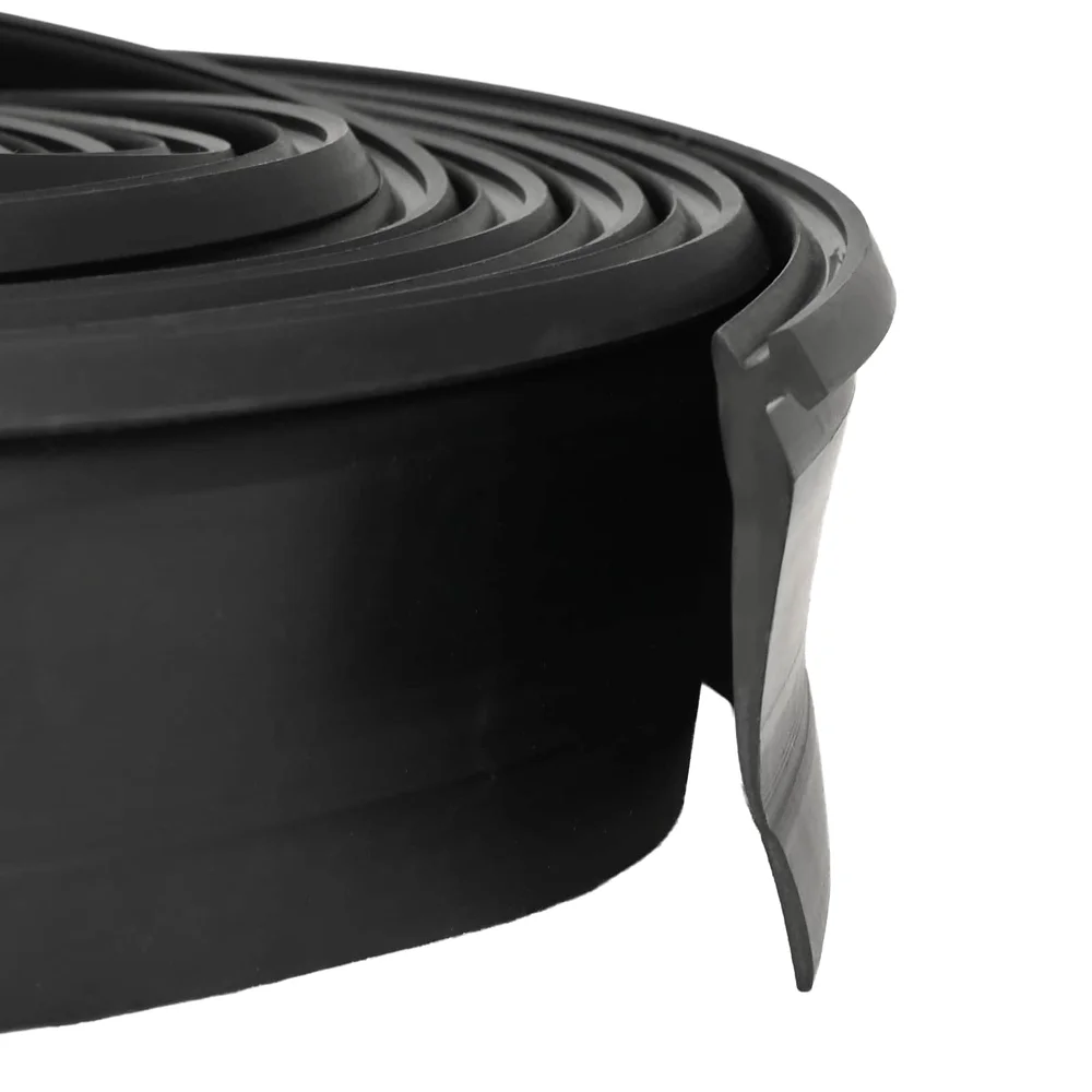 vidaXL Garasje Dør Tetning Svart 52 x 2 mm 5 m PVC v:6946860