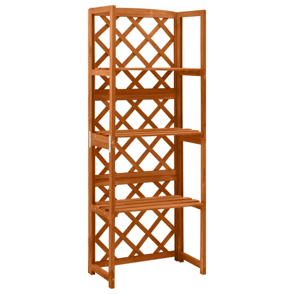 vidaXL Espalier med hyller 55x30x140 cm heltre gran v:4494299 vidaXL Espalier med hyller 55x30x140 cm heltre gran v:4494299