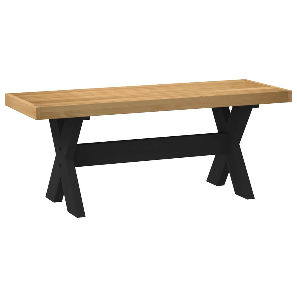 vidaXL Spisebenk NOAIN 120 x 41 x 45 cm Massiv furu Naturlig v:2062730 vidaXL Spisebenk NOAIN 120 x 41 x 45 cm Massiv furu Naturlig v:2062730