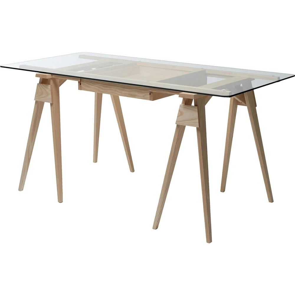 Arco Skrivebord, Lyst Tre v:6736058