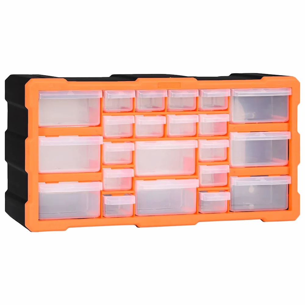 vidaXL Sortimentskap med 22 skuffer 49x16x25,5 cm v:4036878