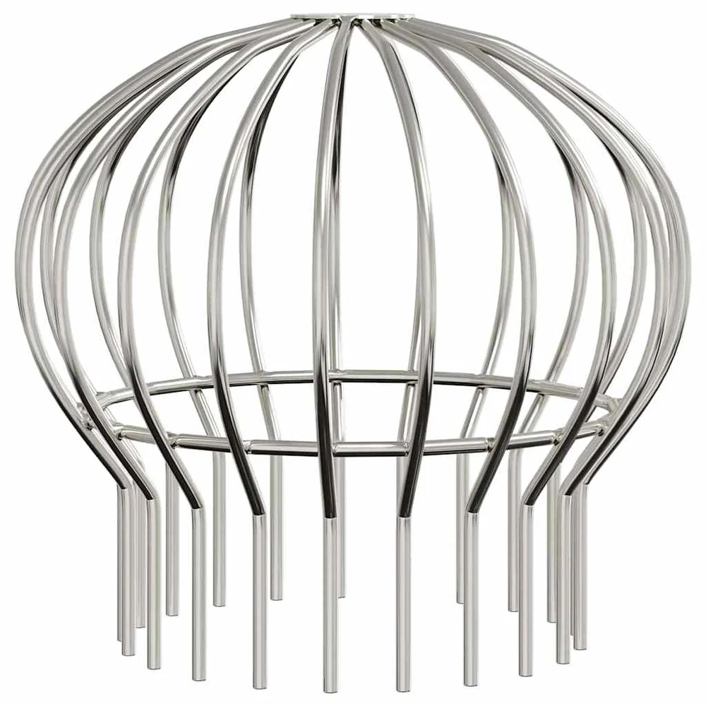 vidaXL Bladbeskyttelse til takrenner 2 stk. sølv 160 mm Rustfritt Stål v:6695459