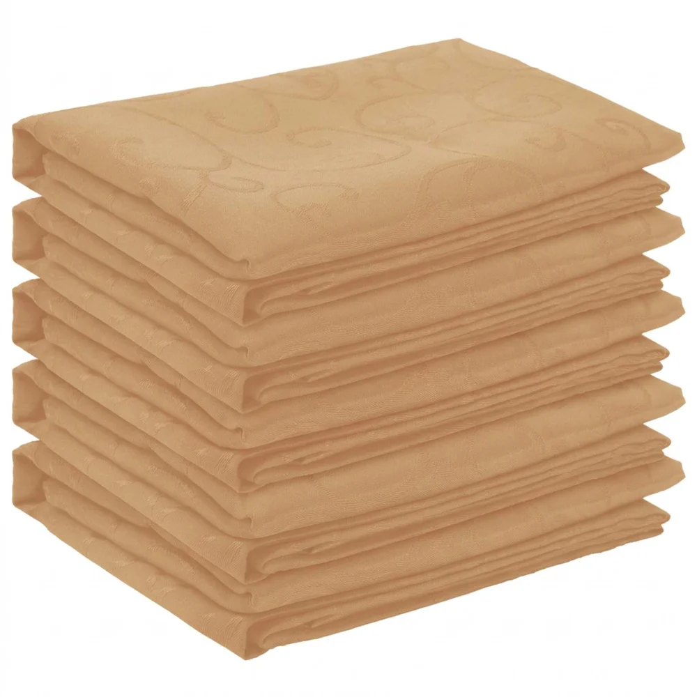 vidaXL Bordduk 5 stk. Oval Beige 130 x 180 cm v:9109459 vidaXL Bordduk 5 stk. Oval Beige 130 x 180 cm v:9109459