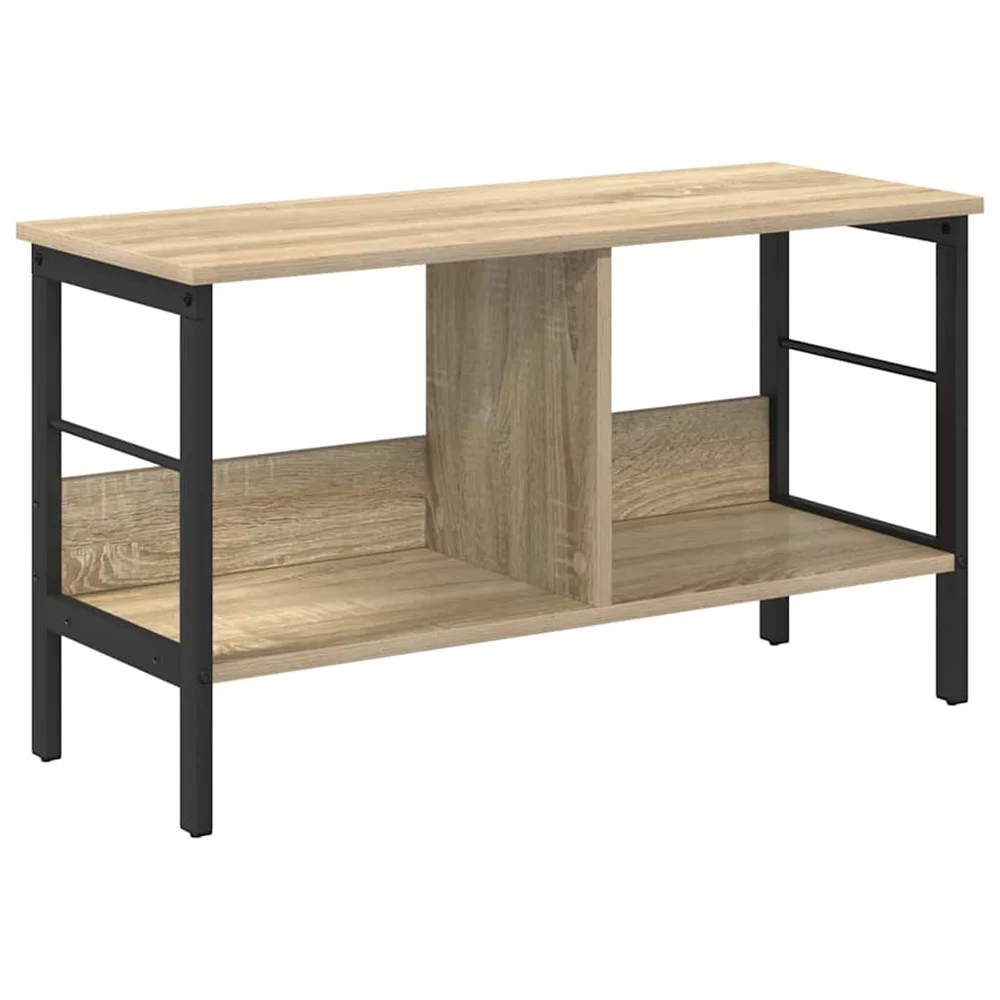 vidaXL Bokhylle 2 nivåer 82 x 32 x 47 cm Konstruert tre Sonoma eik v:8818081 vidaXL Bokhylle 2 nivåer 82 x 32 x 47 cm Konstruert tre Sonoma eik v:8818081