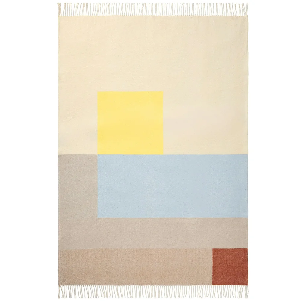 Brick Pledd 125×170 cm, Lysegul v:4438049